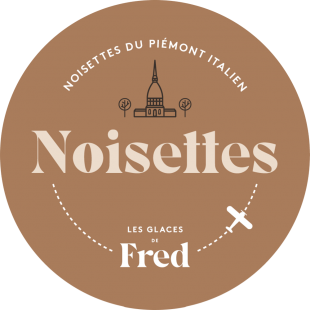 Glace noisette du Piémont d'Italie