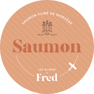 Glace saumon fumé de Norvège