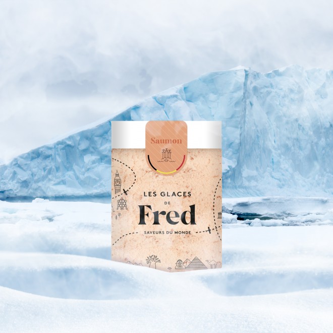 Glace saumon fumé de Norvège