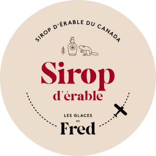 Glace sirop d'érable du Canada