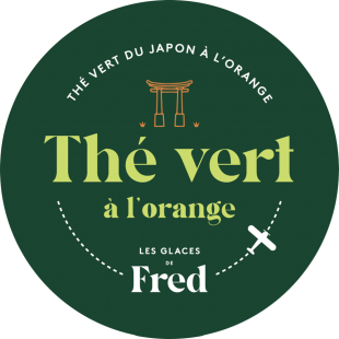 Glace thé vert du Japon à l'orange