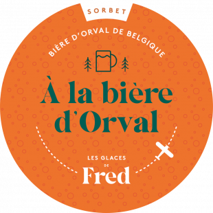 Sorbet à la bière d'Orval de Belgique